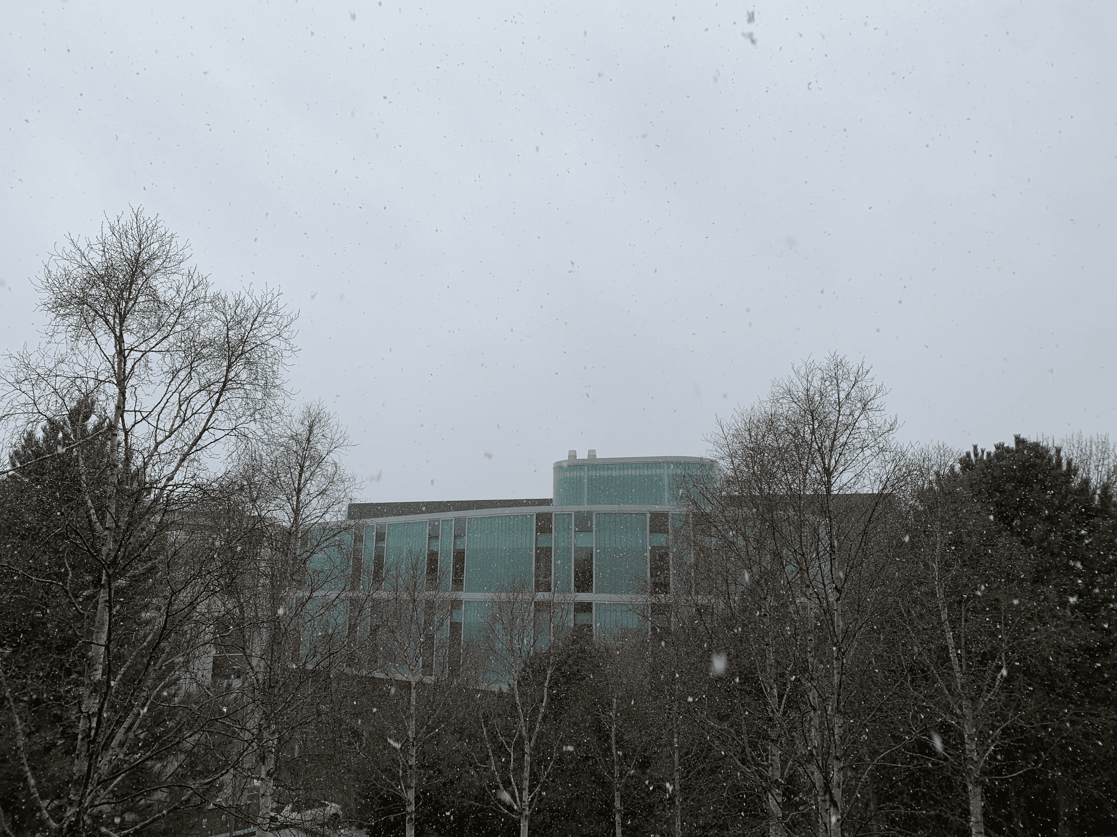 Liverpool Science Park in the snow