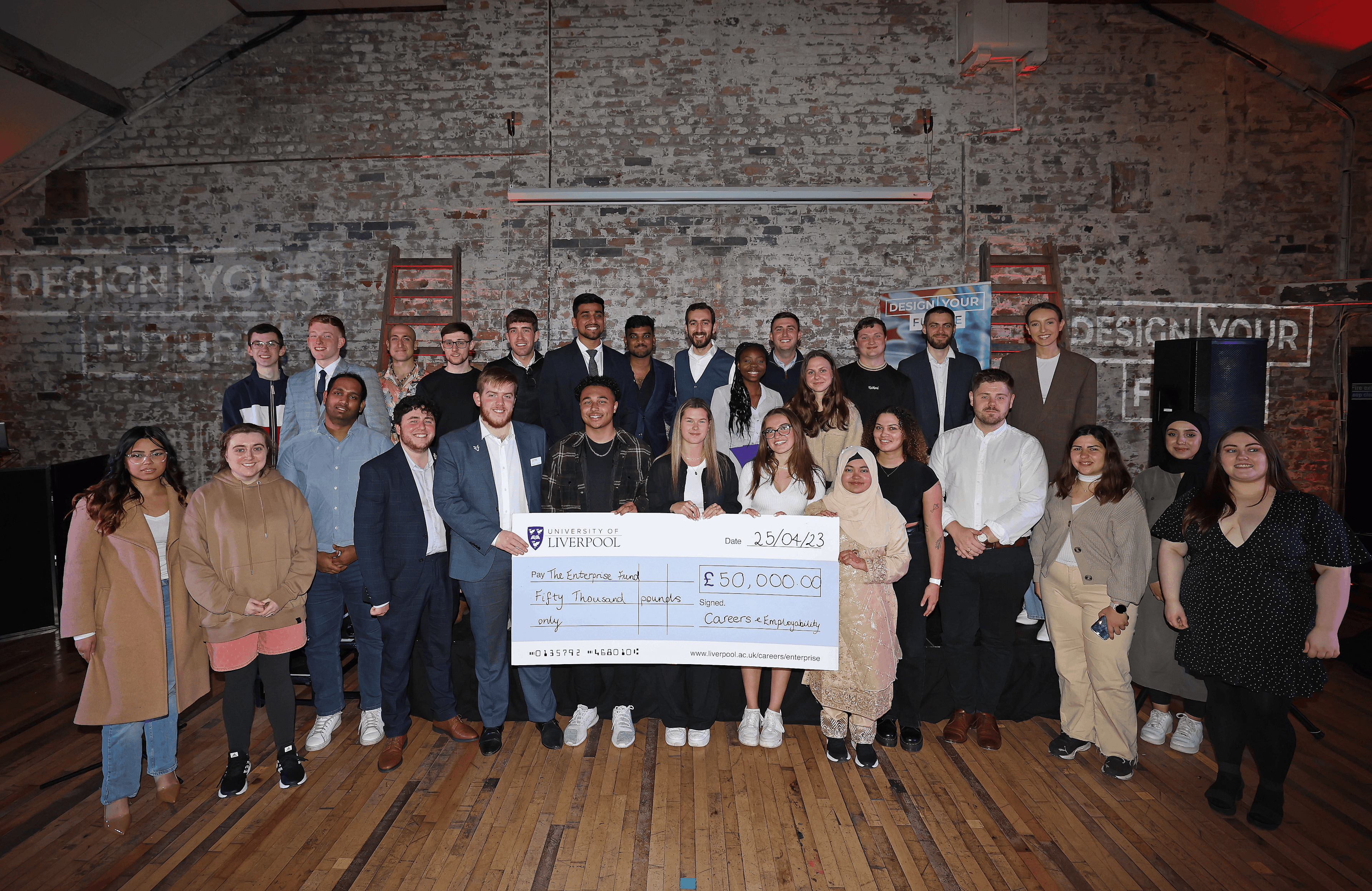 The recipients of the University of Liverpool Enterprise Fund