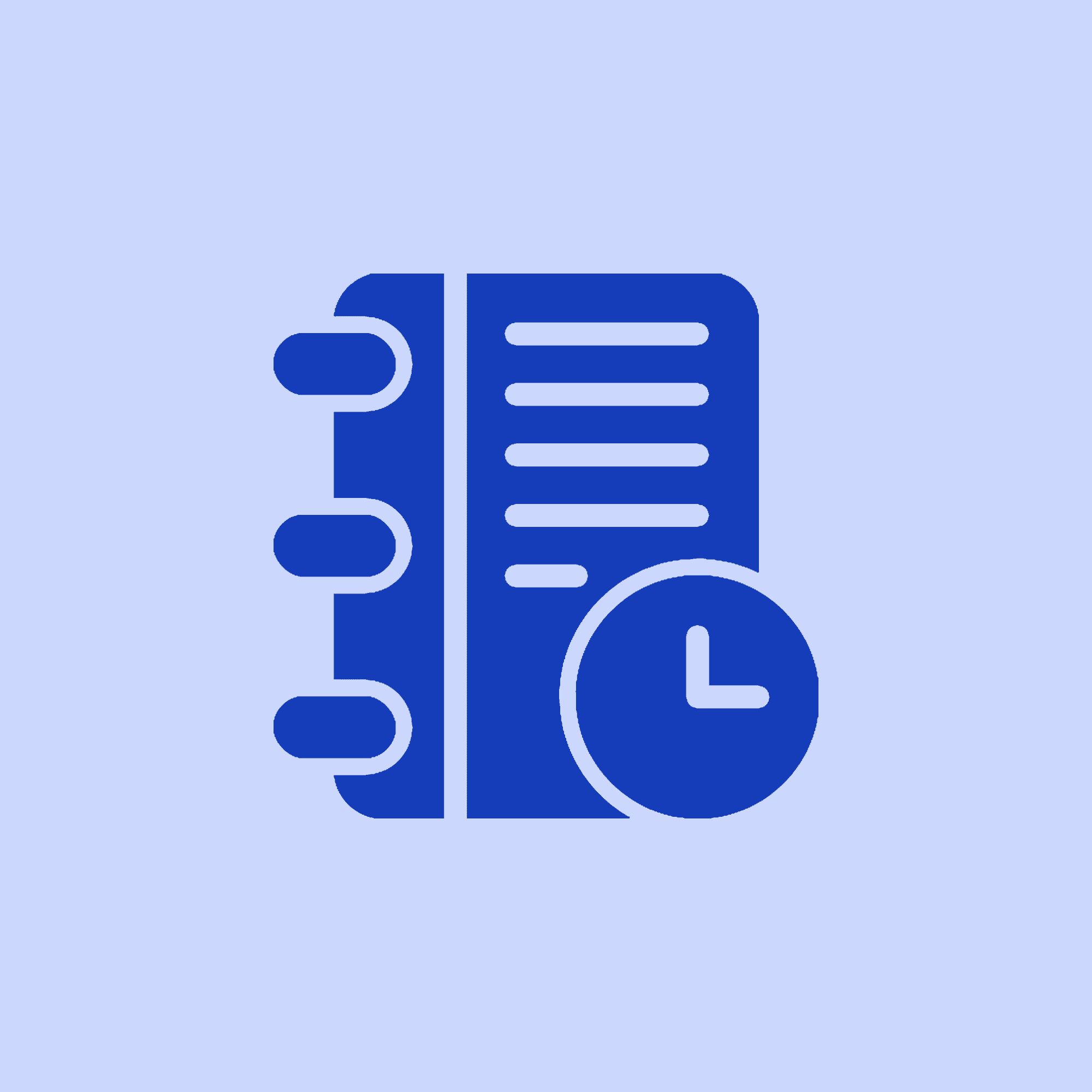 Jamescape branded graphic of a diary icon