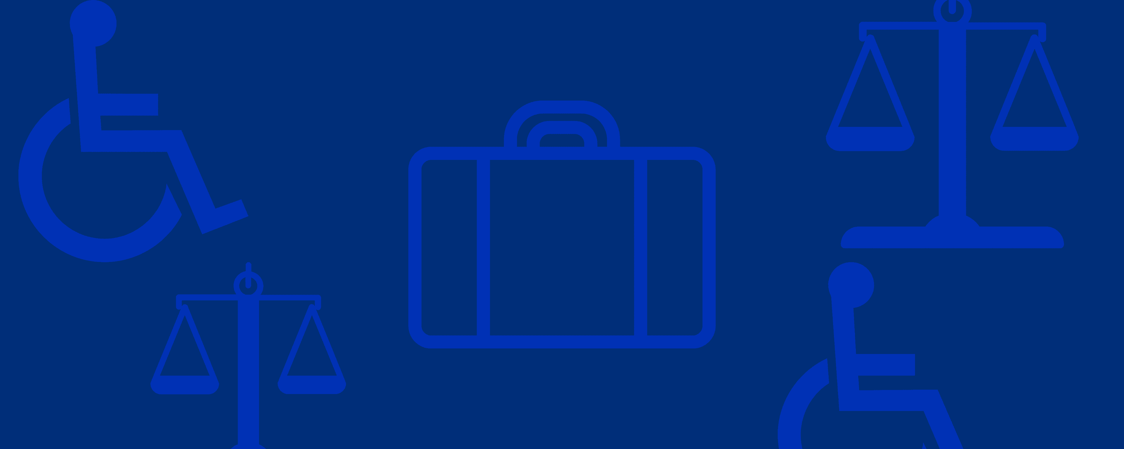 Jamescape branded graphic with disability employment icons.